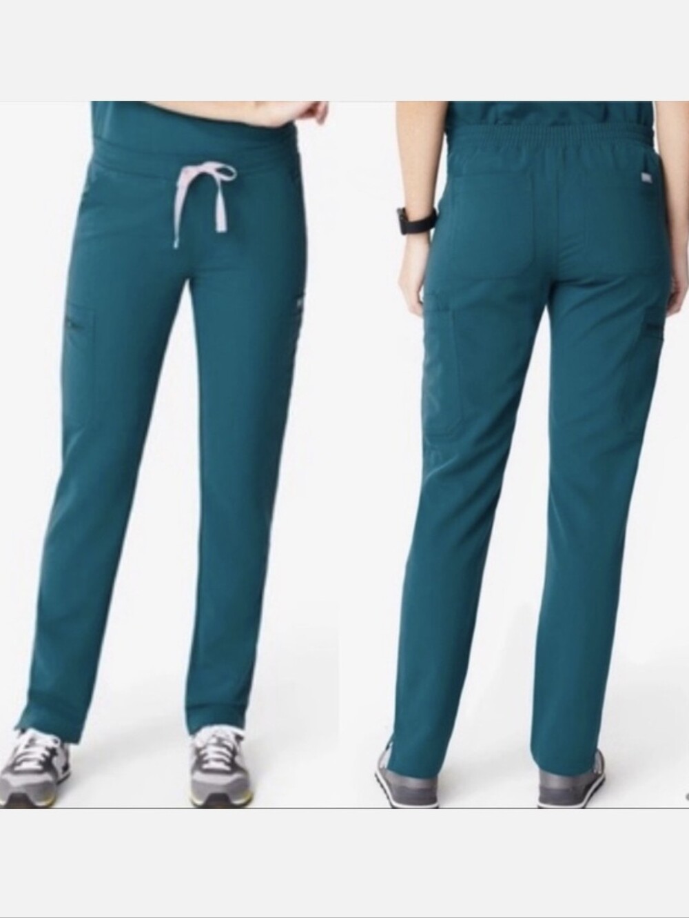 Figs Caribbean Blue Yola Skinny with Yoga Waistband Size M/P